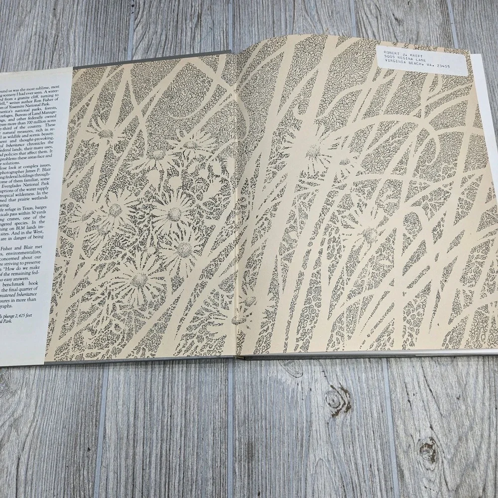 Our Threatened Inheritance National Geographic 1984 Hardcover Ron Fisher‎ Nature